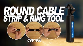 Jonard Tools Round Cable Strip & Ring Tool (CST-1900) Product Video