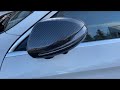 Auto Body Tuning / Mercedes Carbon Mirror Cover Update / Dán ốp gương cho xế yêu Mercedes