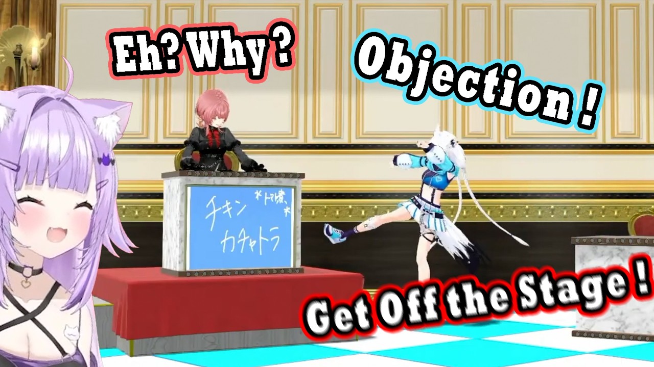 Fubuki Drop-Kicks Lui Because She Didn't Like Her Answer Had Okayu & Laplus Die Laughing!