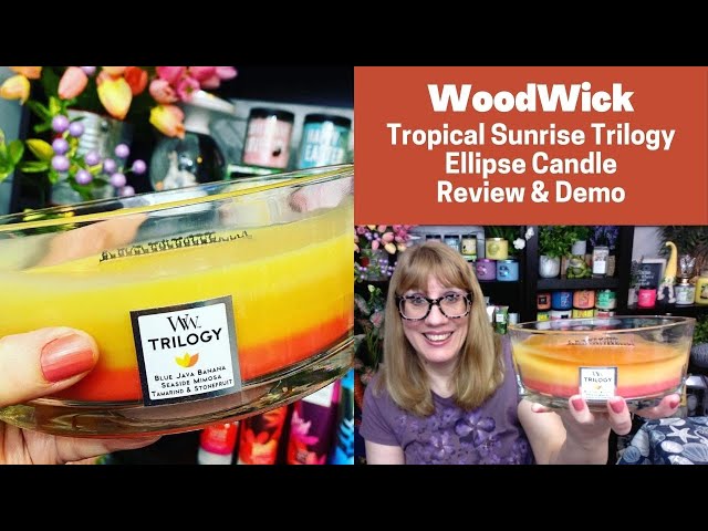 WoodWick Café Sweets Trilogy Ellipse Candle Review 