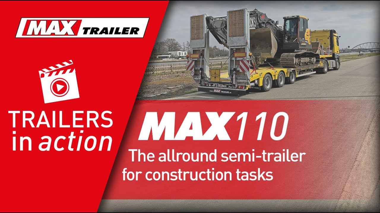MAX110 - The allround semi-trailer for construction tasks