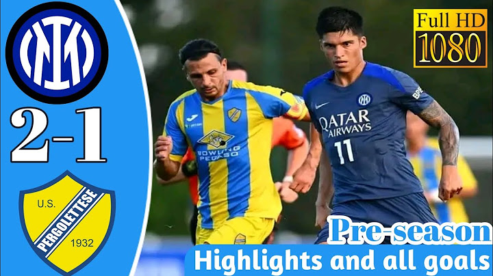 Inter Milan Vs Pergolettese| 2-1 | Highlights and all goals | Pre-season Match 2024