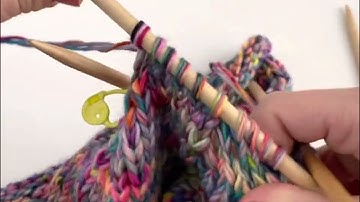 Working with DPN (Double Pointed Needles) in the crown of a knitted hat