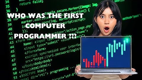 Who was the first computer programmer? #programming #coding