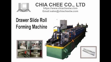 How to make drawer slide_Drawer slide roll forming machine