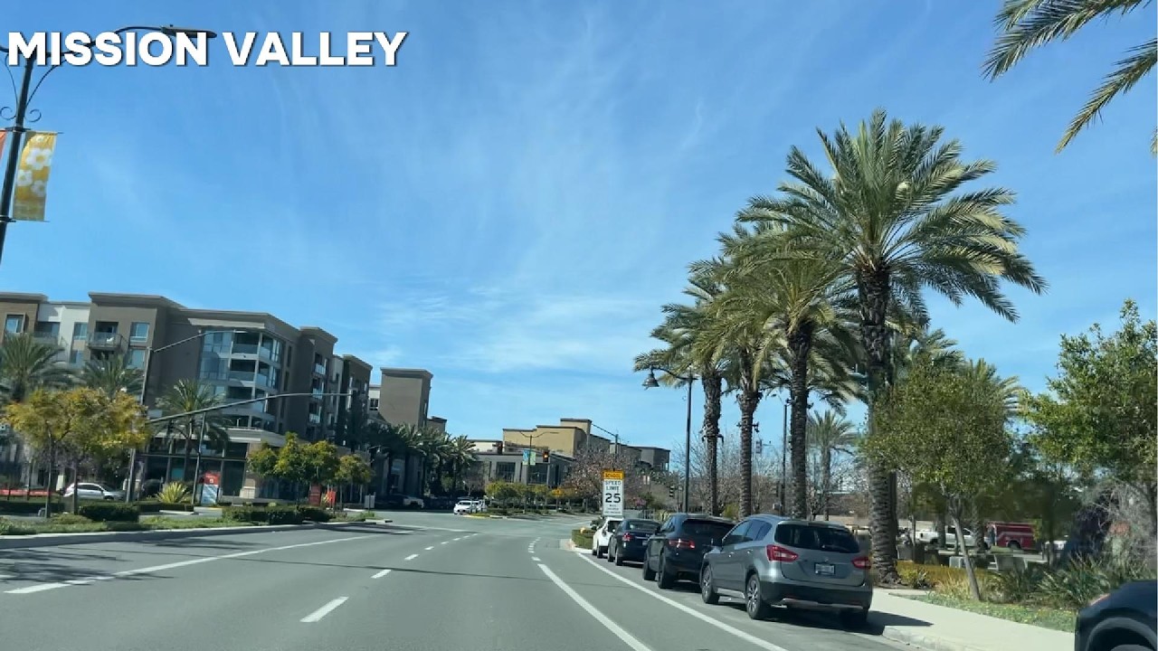 Scenic Drive From North Park To Mission Valley | Relaxing San Diego Cruise