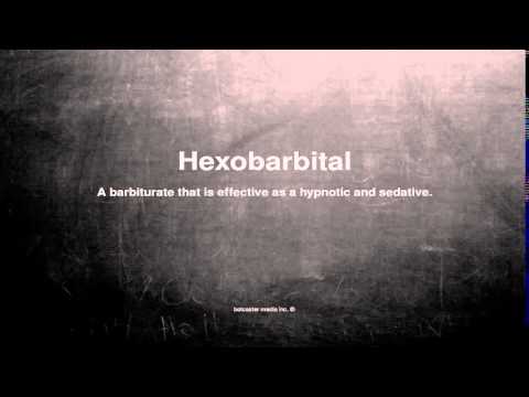 Video: Hexobarbital natrium nə üçün istifadə olunur?