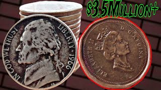 BIG MONEY COINS! Top 6 Most Valuable Ultra-Rare Canada 1 Cent & Monticello Jefferson Nickel Coins