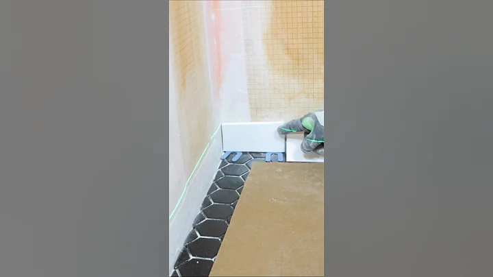 Subway Tile Shower Tips - #shorts #homerepairtutor