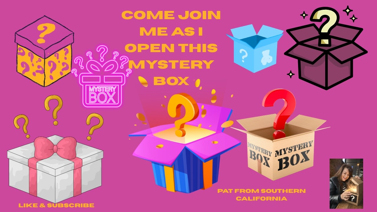 Unboxing a New to me Mystery Box I had No Clue what to expect!!!!!!