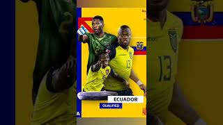Qualified Ecuador | FIFA WORLD CUP 2022 | #fifaupdates