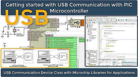 63- USB Communication Device with PIC using MLA | MPLAB XC8 for Beginners Tutorial