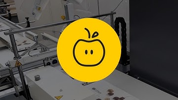 Packaging of chocolate boxes on beck-Multiplex MP 240 XP and beck-shrink tunnel