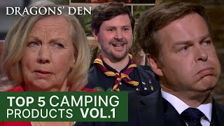 Top 5 Camping Products Pitched In The Den Vol. 1 | Dragons' Den