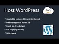 Host WordPress on AWS | 2020 | Free SSL | DNS(Route 53) | FTP Setup