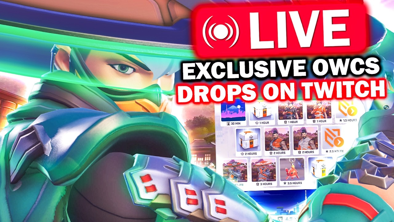 ? !OWCSDROPS ON TWITCH: MIZUKI SKIN + 4 OWCS LOOTBOXES & MORE 