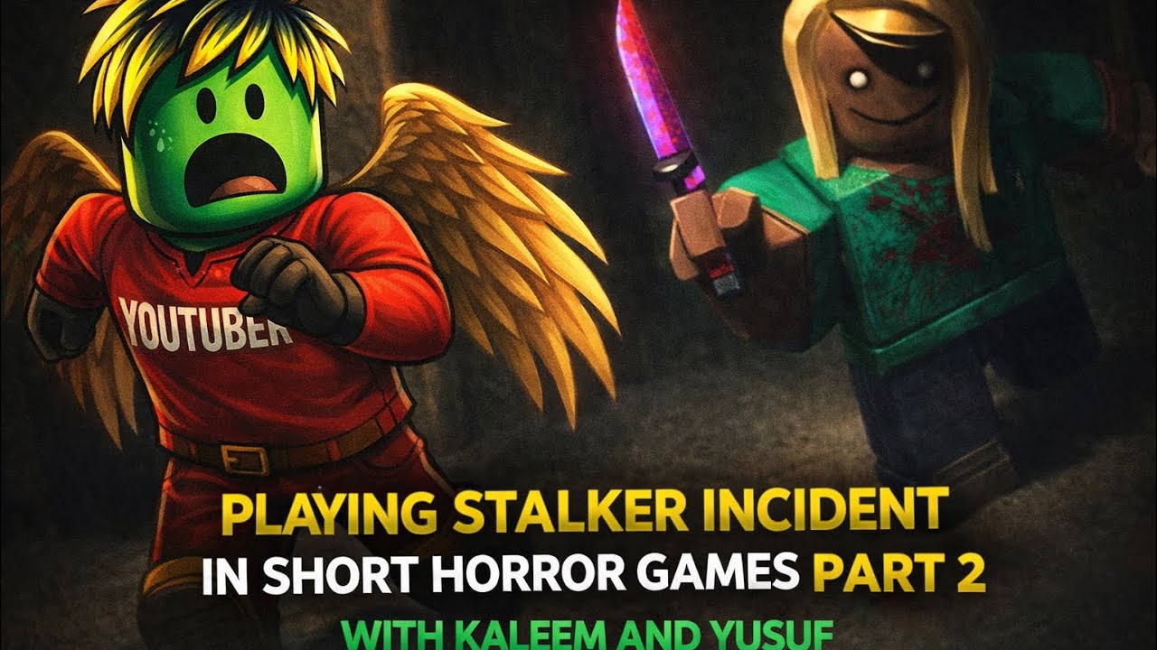 PLAYING STALKER INCIDENT in Short Horror Games (PART 2) 😱 | With Kaleem & Yusuf