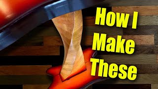 How I Grind a Twisted Table Leg