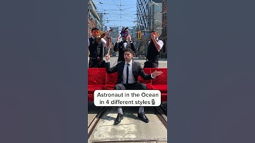 Thumbnail of Astronaut in the Ocean by Masked Wolf in 4 different styles🎙👀 #shorts​