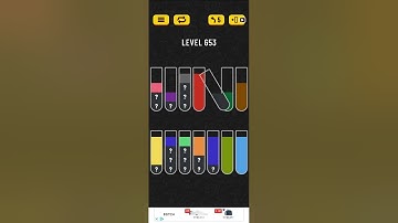 Water sort puzzle level 653