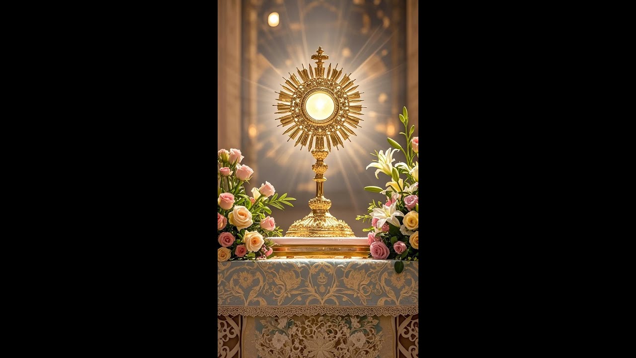 5 MINUTOS COM JESUS NO SACRAMENTO – A Água Viva Que Rega Tua Esperança Seca 💧🌱