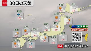 6月30日の天気