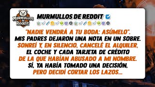 "Nadie vendrá a tu boda: asúmelo". Mis padres me dejaron una nota en un sobre, así que corté todo...