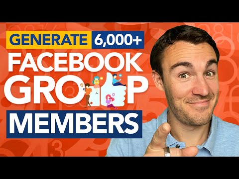 Como gerar 6000 + FACEBOOK membros do grupo (FAST!)