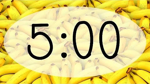 5 minute timer Bananas