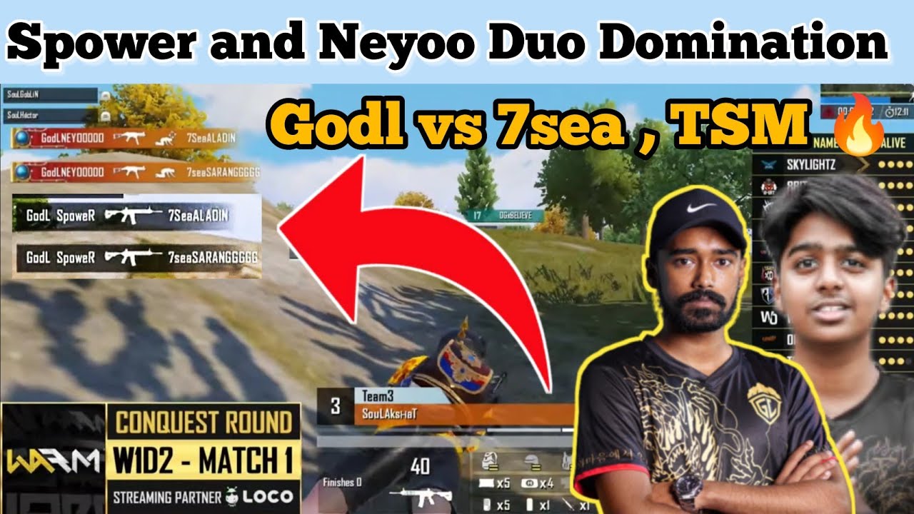 Neyoo and Spower Duo Domination 🔥😌 | Godl vs TSM & 7sea 🤫 - YouTube