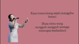 Lestari - Sasya Arkhisna ( cove lirik lagu dan terjemahan)