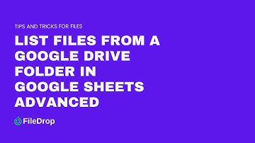 Bulk List Files or Images from a Google Drive Folder in Google Sheets Cells Advanced