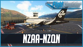 MSFS | Real World Air New Zealand OPS | Fenix A320 | Auckland to Queenstown