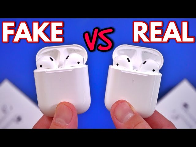 FAKE VS REAL Apple AirPods 2 - Buyers Beware 1:1 Clone 