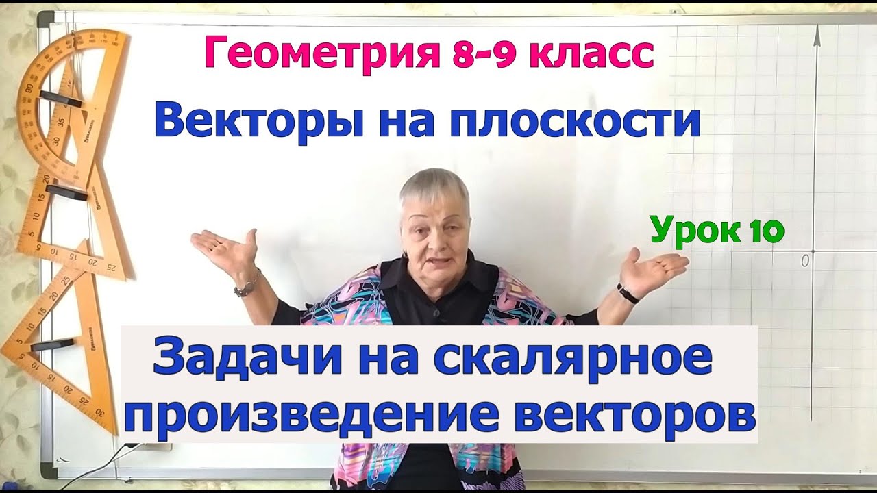 Задачи на скалярное произведение векторов. Длина суммы и разности ...