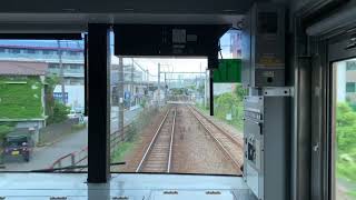 JR鶴見線国道駅から鶴見小野駅までの下り車窓動画。