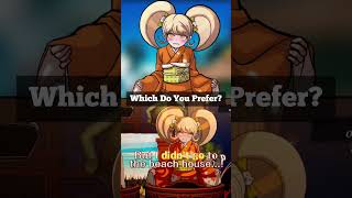 DANGANRONPA 2 VS 2X2 COMPARISON (#2) #danganronpa2x2  #anime #goodbyedespair #nagitokomaeda #monomi
