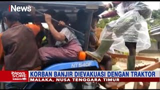 Korban Banjir NTT Dievekuasi dengan Traktor - iNews Sore 06/04