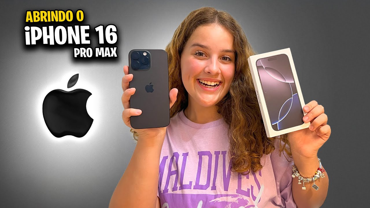 ABRINDO O IPHONE 16 PRO MAX - UNBOXING DO NOVO IPHONE!!!!!!!!