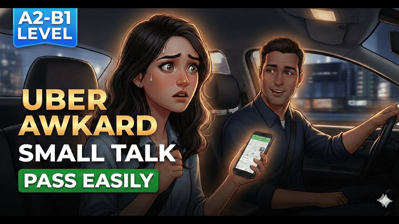 Stop Uber Awkwardness | How to Handle Chatty Drivers | English Listening Practice
