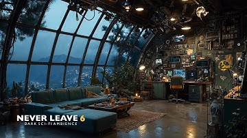 NEVER Leave 6 – Sci-Fi Outpost Ambient Music | 4K