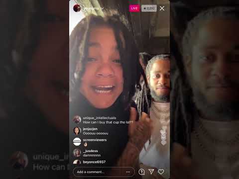 Young M.A goes live in rehab 🤕