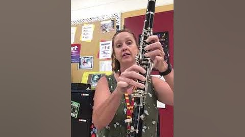 Concert G (A) Major scale, 2 octaves, walk-through for clarinet