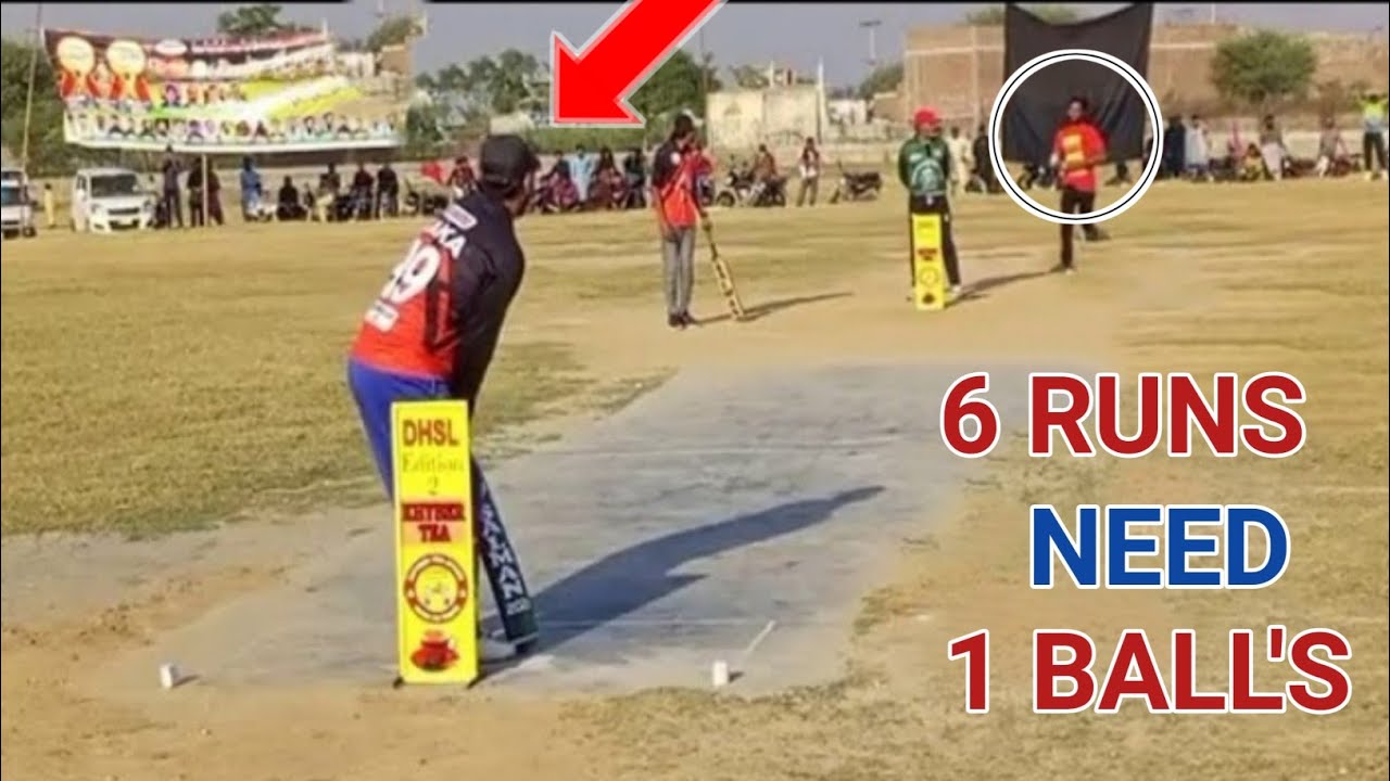 Need 6 Runs in 1 Ball Most Thrilling Match in Cricket History Ever ...