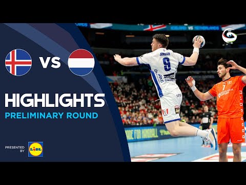 Download Iceland vs Netherlands | Highlights | Preliminary Round | Men's EHF EURO 2022
