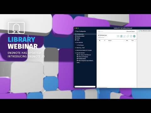 EndNote has updated! Introducing EndNote 20