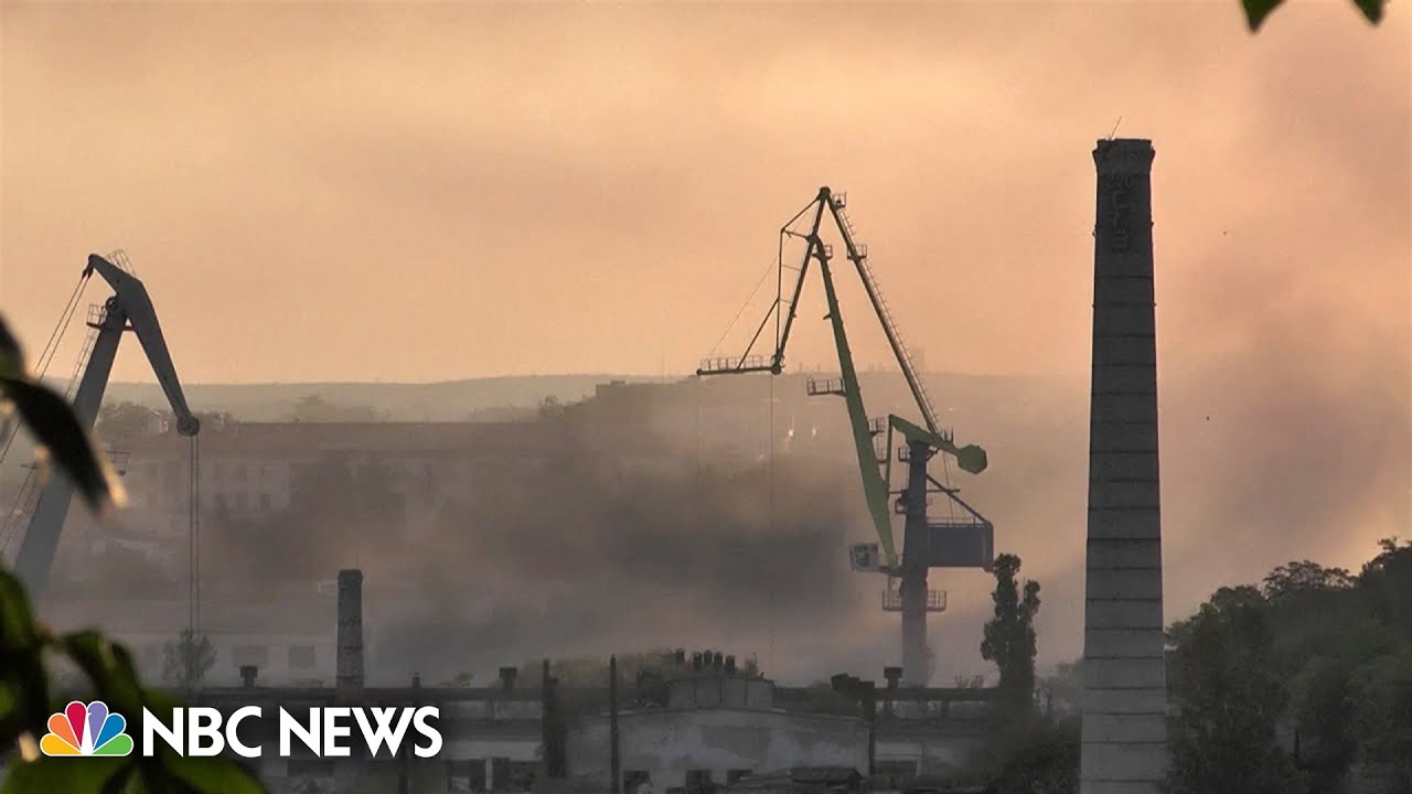 Ukraine attacks shipyard in Russia-controlled Crimea with cruise missiles, Moscow says