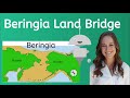 Journey of the First People Across Beringia and the Bering Land Bridge