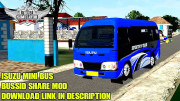 Isuzu elf mini bus mod for bus simulator Indonesia _bussid bus mod