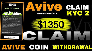 Good News || Avive KYC Phase #2 Completed || Submit Arbitrum Wallet Address - Huge Profit